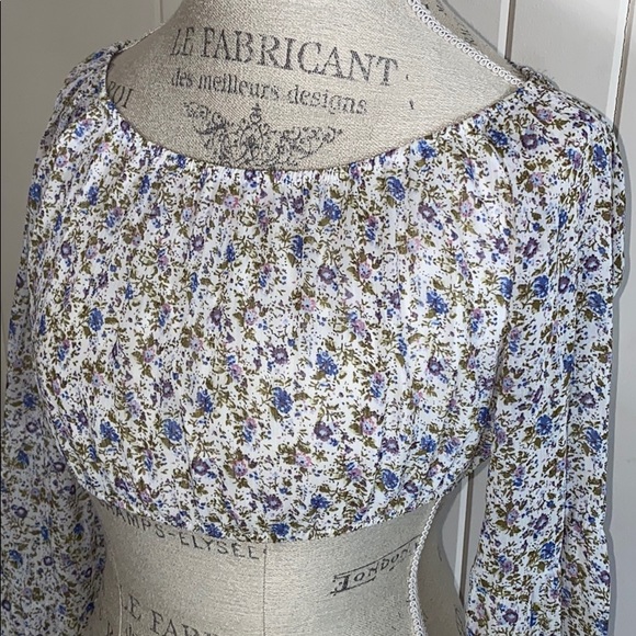 For Love And Lemons, Cropped long sleeve top - Picture 4 of 6